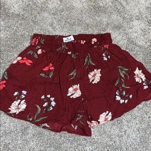 Floral Hollister Shorts
